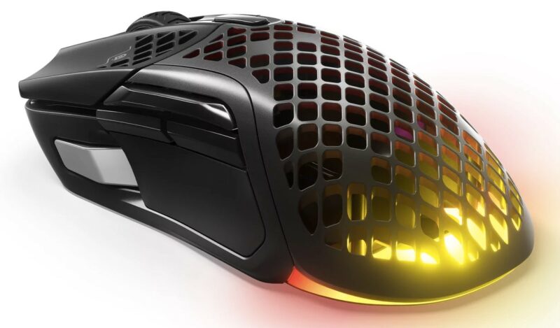 A worthy solution for those who want to rarely put the mouse on charge, while getting a backlight and more