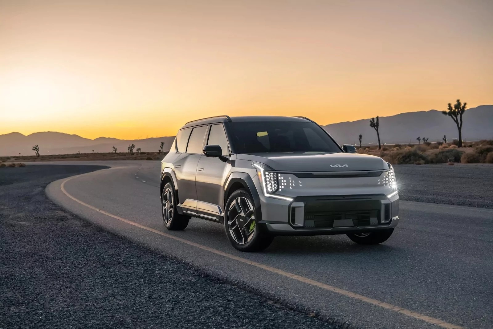 Kia unveils EV9 GT electric car with fake gearbox