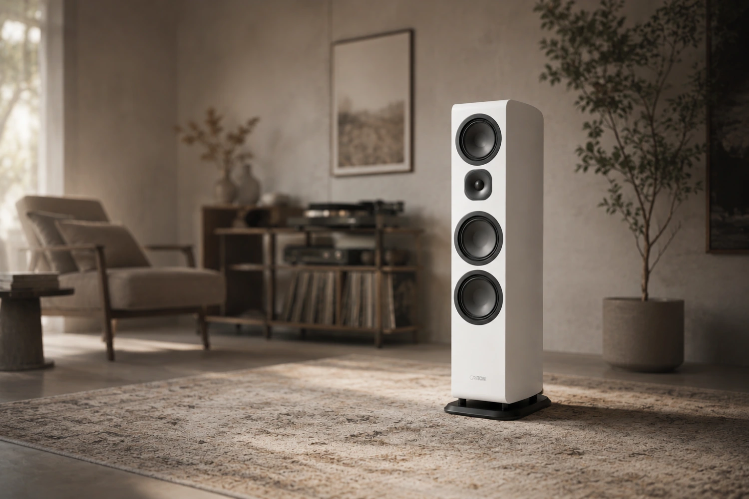 Canton unveils the new Vento speaker series featuring curved MDF cabinets, ceramic tweeters, ATB drivers, Dolby Atmos support, and refined audiophile sound across multiple models.